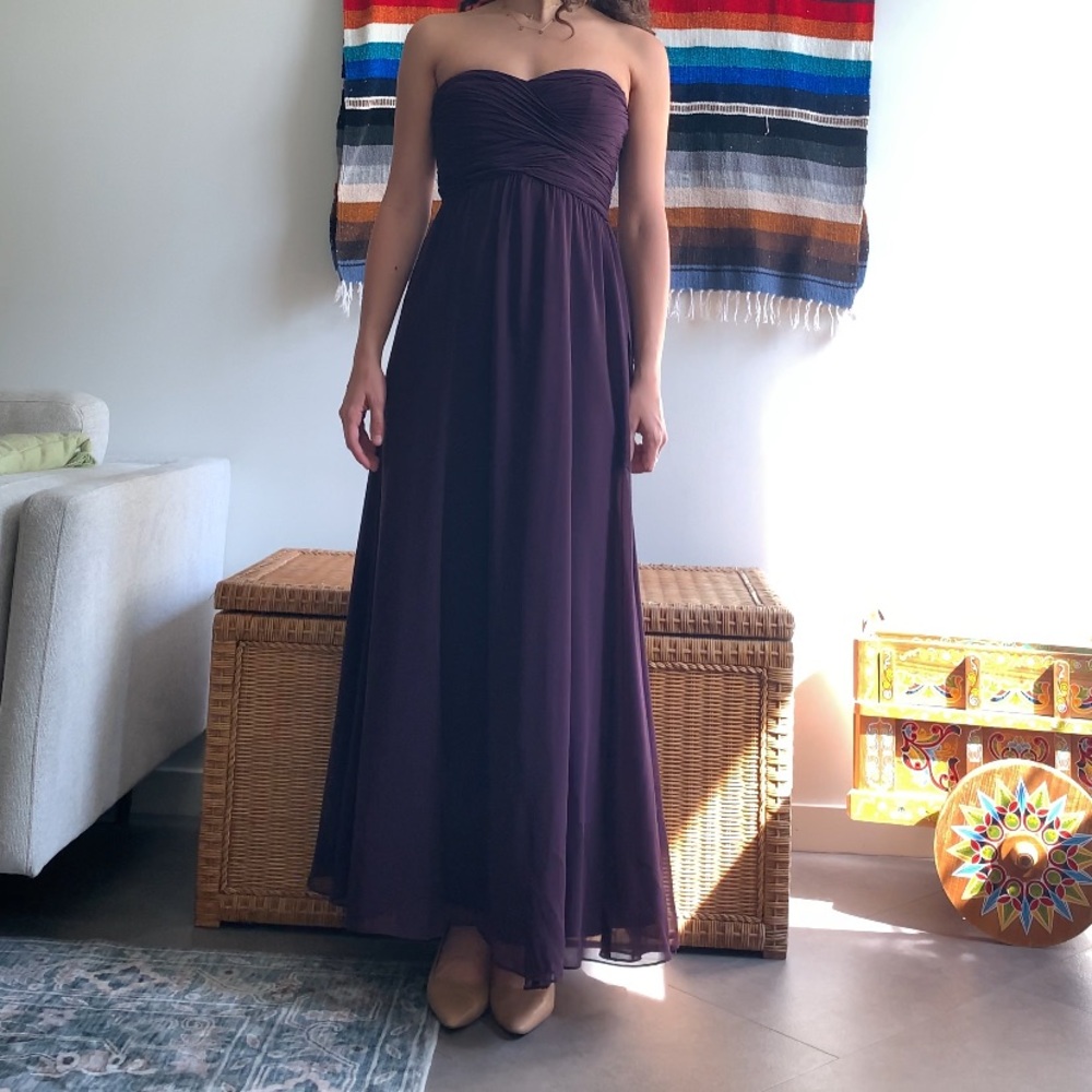 Gorgeous Floor Length Ralph Lauren Aubergine Gown
